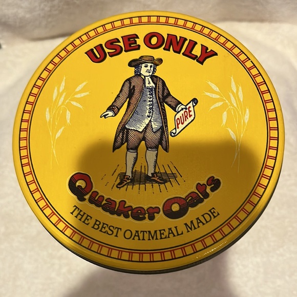 Vintage Quaker Oats Can - Picture 4 of 7